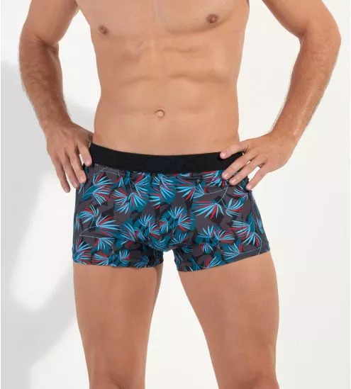 Boxer Hanoi HO1 Dark Grey Print