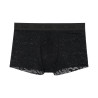 Boxer Free Cut Lace Noir