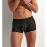 Boxer Free Cut Lace Noir