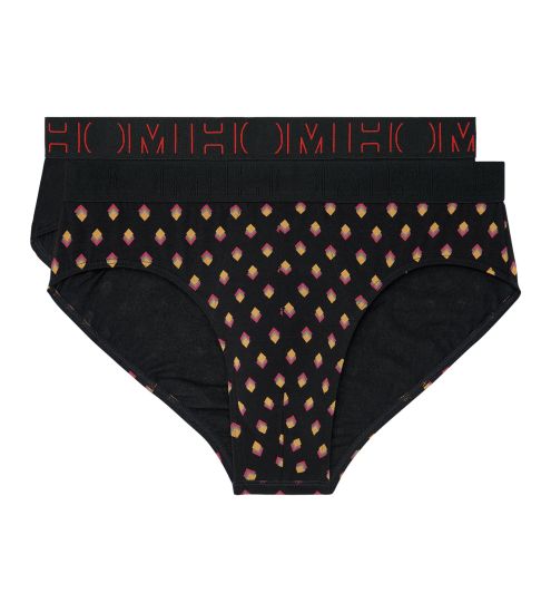 Lot de 2 slips mini Black/ Black Print