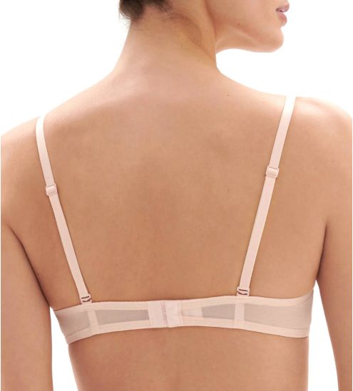 Soutien gorge décolleté plongeant Singulière Poudre Petale