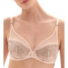 Soutien gorge décolleté plongeant Singulière Poudre Petale