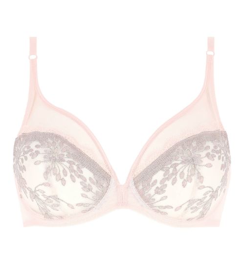 Soutien gorge décolleté plongeant Singulière Poudre Petale