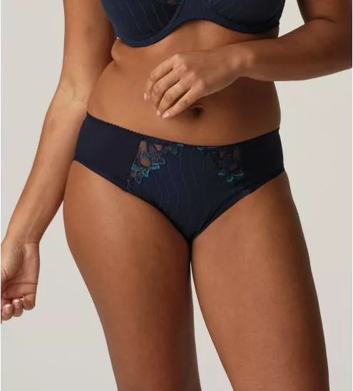 Slip Brésilien Deauville Velvet Blue