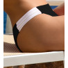 Slip de bain taille basse Audace Voyage Voyage Jet-Set Noir
