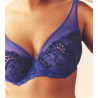 Soutien gorge décolleté plongeant Wish Bleu Électrique