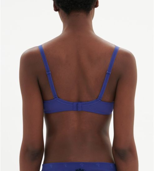 Soutien gorge décolleté plongeant Wish Bleu Électrique