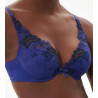 Soutien gorge push up triangle Wish Bleu Électrique
