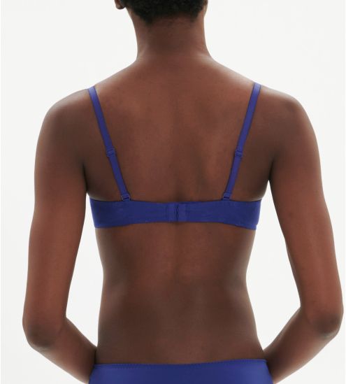 Soutien gorge push up triangle Wish Bleu Électrique