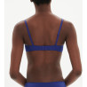 Soutien gorge push up triangle Wish Bleu Électrique
