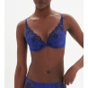 Soutien gorge push up triangle Wish Bleu Électrique