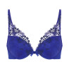 Soutien gorge push up triangle Wish Bleu Électrique