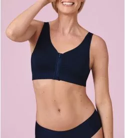 Post Operative Bra Lynn Navy Blue