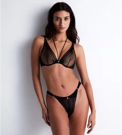 Soutien-gorge triangle Sumptuous Waves Smoky Attraction x Cindy Brunat