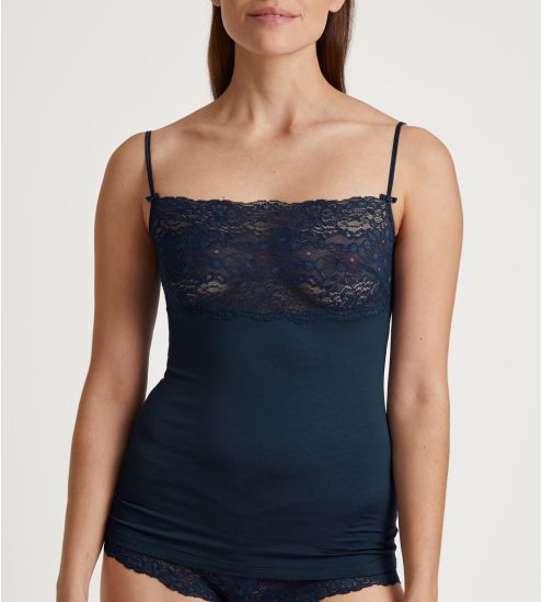 Top en dentelle Sensual Secrets Peacoat Blue