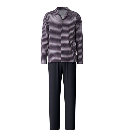 Pyjama boutonné homme Relax Imprint Mars Red