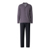 Pyjama boutonné homme Relax Imprint Mars Red