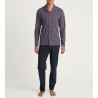 Pyjama boutonné homme Relax Imprint Mars Red