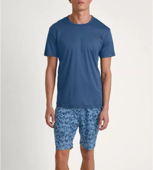 Pyjama court homme Relax Superlight Saragossa Blue