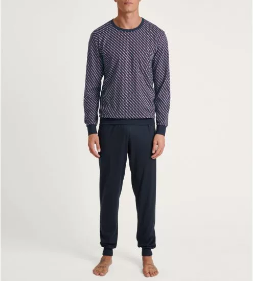 Pyjama homme resseré Relax Imprint Mars Red