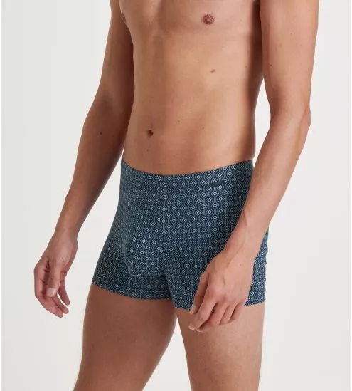 Boxer homme Grafic Cotton Dark Sapphire