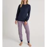 Pyjama avec bords resserrés Lovely Nights Peacoat Blue
