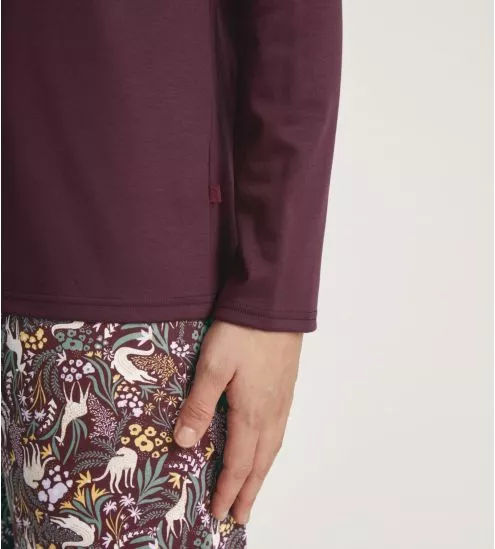 Pyjama long African Dream Port Royal Red