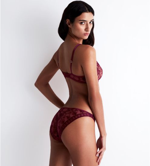 Soutien gorge triangle plunge Magnetic Spell Crimson Red