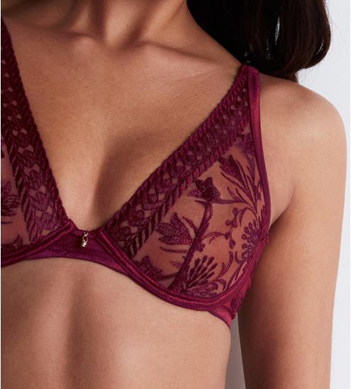 Soutien gorge triangle plunge Magnetic Spell Crimson Red