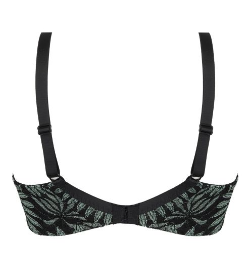 Soutien gorge armatures bien être Jungle du Soir Vert Minuit