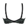 Soutien gorge armatures bien être Jungle du Soir Vert Minuit
