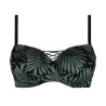 Soutien gorge coques light Jungle du Soir Vert Minuit