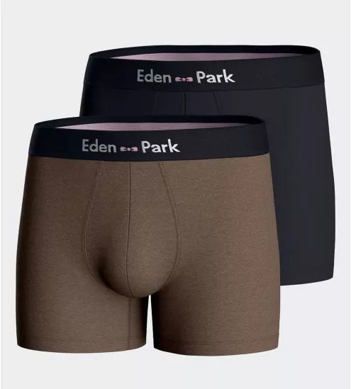 Lot de 2 boxers unis Cofee Marine