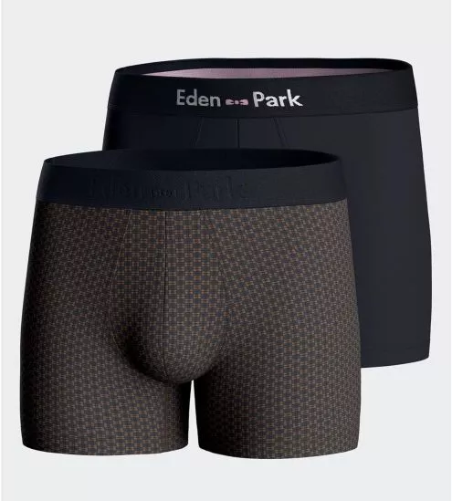 Lot de 2 boxers Coffee Marine