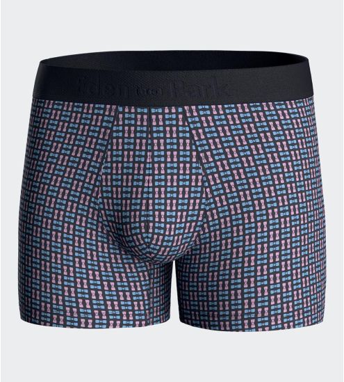 Boxer imprimé Bleu/Rose