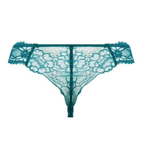 Tanga Sublime en dentelle Vert Princesse