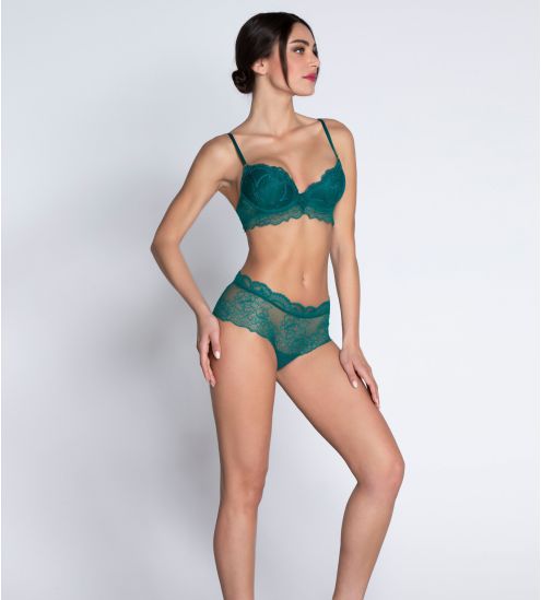 Shorty Sublime en dentelle Vert Princesse