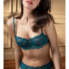Soutien gorge corbeille Sublime en dentelle Vert Princesse