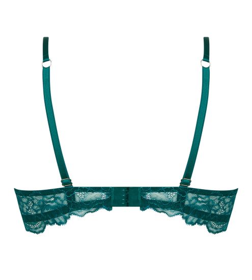 Soutien gorge corbeille Sublime en dentelle Vert Princesse
