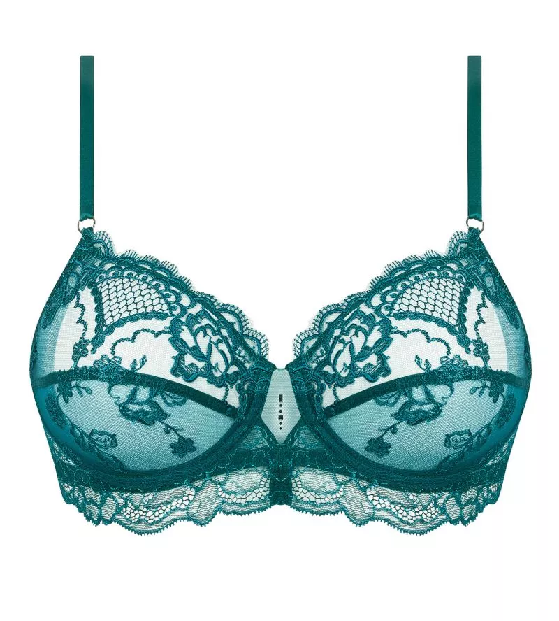 Soutien gorge armatures Sublime en dentelle Vert Princesse