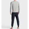 Pyjama homme resseré Gris Chiné
