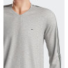 Pyjama homme resseré Gris Chiné