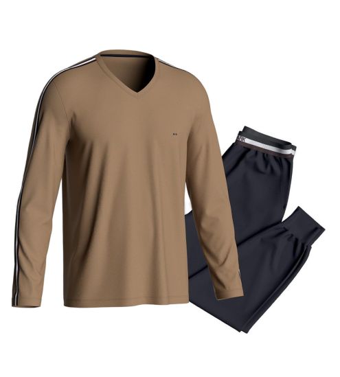 Pyjama homme resserré Noisette