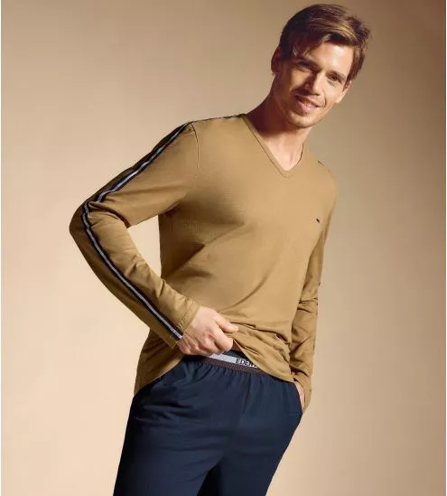 Pyjama homme resserré Noisette