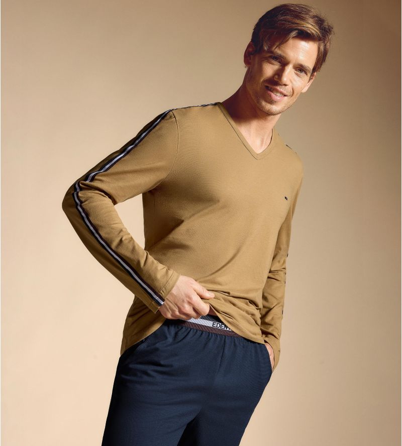 Pyjama homme resserré Noisette