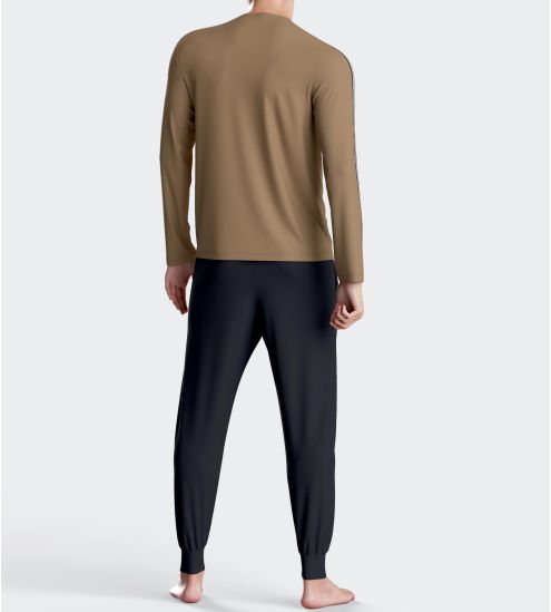 Pyjama homme resserré Noisette