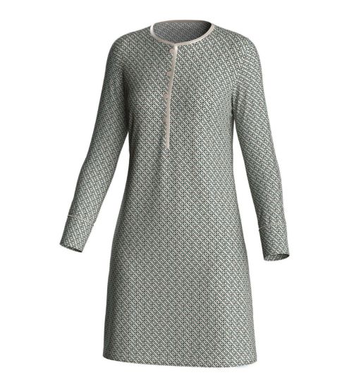 Liquette manches longues modal Vert / Beige