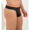 G-string homme effet cuir reptile FLORIDA Noir