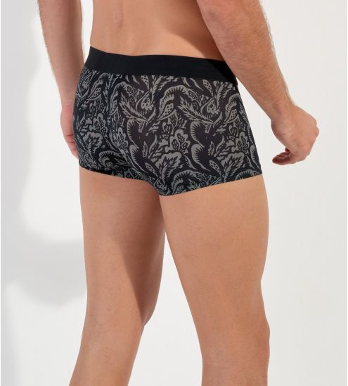Shorty imprimé dentelle HIMEROS Noir