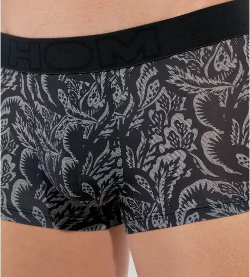 Shorty imprimé dentelle HIMEROS Noir